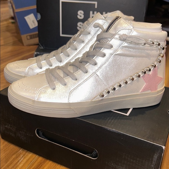 NWB SHU SHOP FASHION SNEAKERS RIRI PEARL 8.5 - Picture 1 of 11